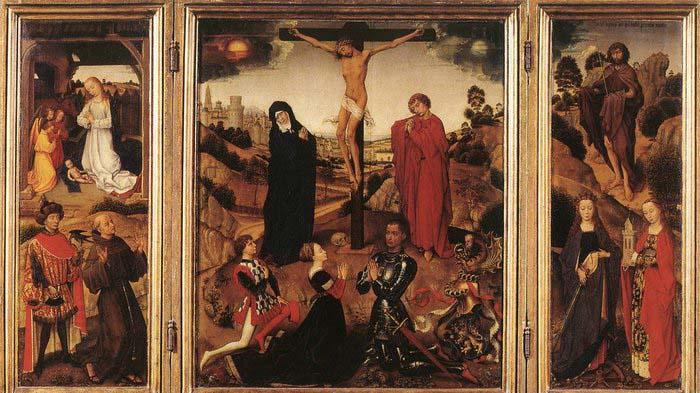 WEYDEN, Rogier van der Sforza Triptych China oil painting art